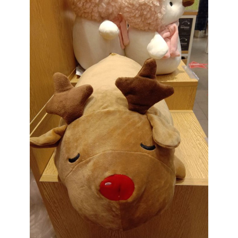 Boneka Rusa Mainan anak Toys cylindrical Elk Plush Doll Terlaris di Miniso
