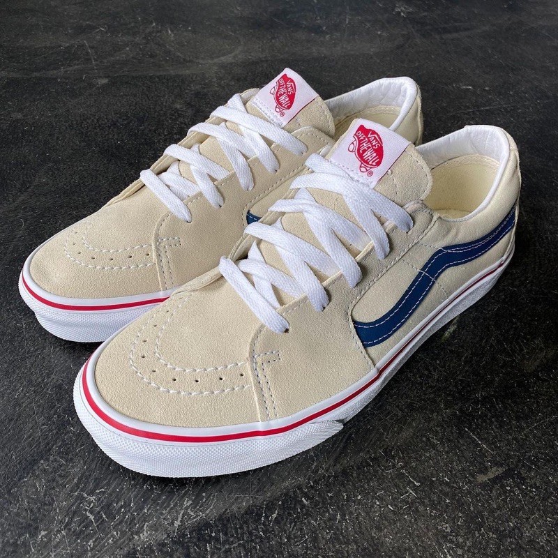 Vans Sk8-Low Classics White Navy Original