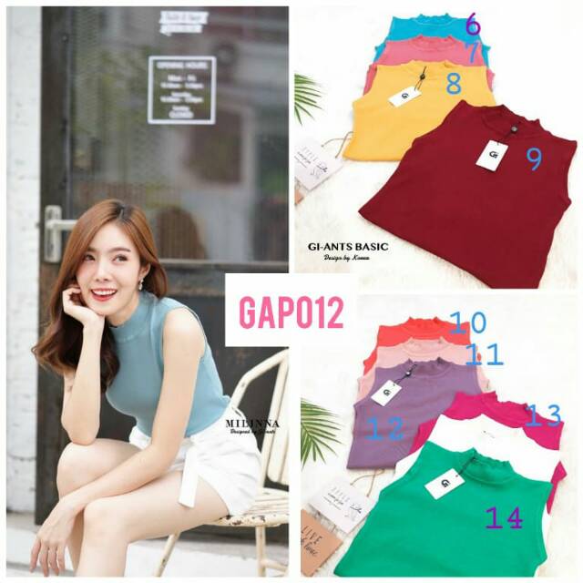 Best seller Giants Basic Tanktop Turtle Neck [Import BKK]