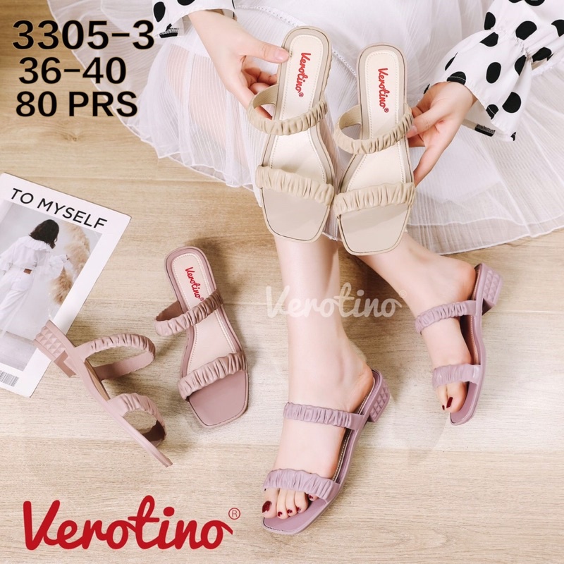 Sandal Selop Jelly Wanita Ban 2 Verontino Glanzton