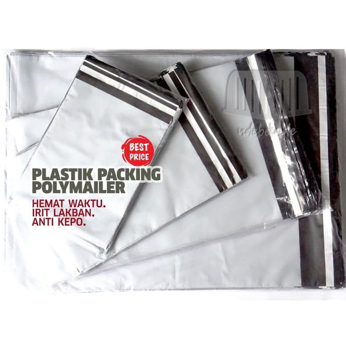 

Promo Polymailer amplop plastik packing 25x35 cm isi 100 putih keabuan murah Diskon