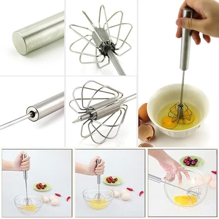 Hand Mixer - Alat Kocok Telur Otomatis Manual