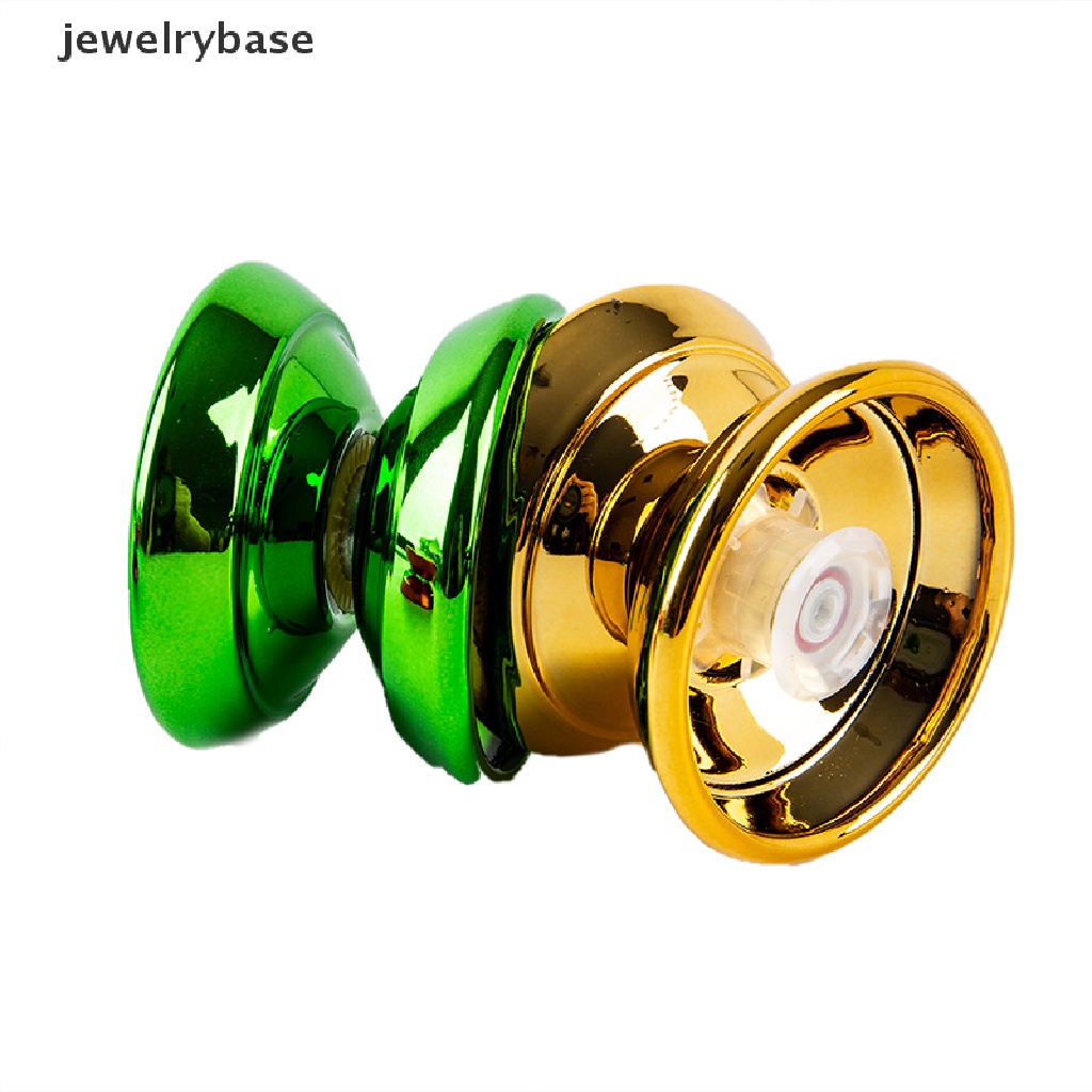 Jewelrybase Mainan Yoyo Ajaib Responsif Kecepatan Tinggi Bahan Aluminum Alloy Dengan Tali