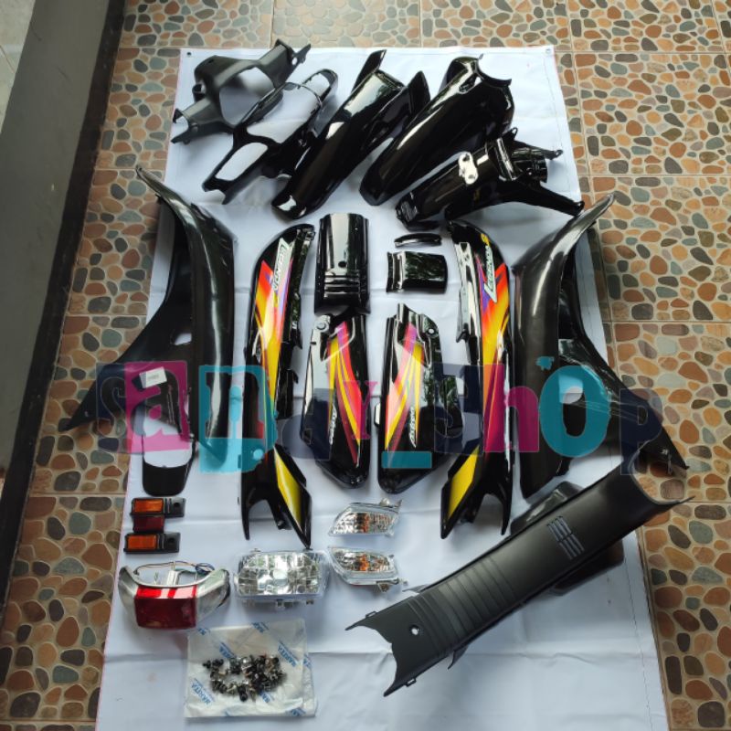 FULL BODY HALUS KASAR LEGENDA 2 BERSTRIPING + LAMPU SET +  BAUT FULL BODY