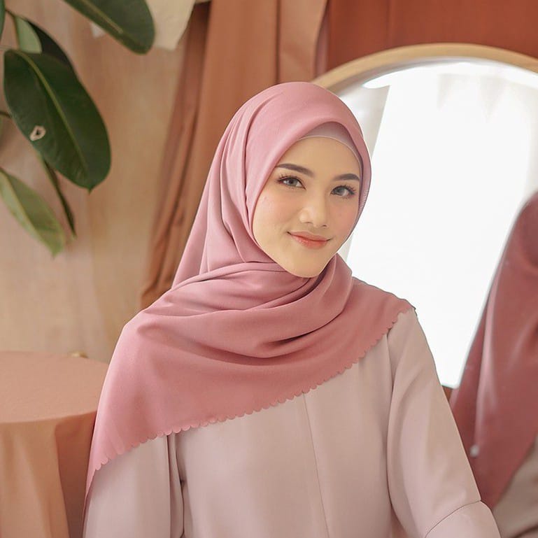 Hijab Segi empat Voal Premium Lasercut Kerudung Segi empat Paris Premium Original Safa Hijab