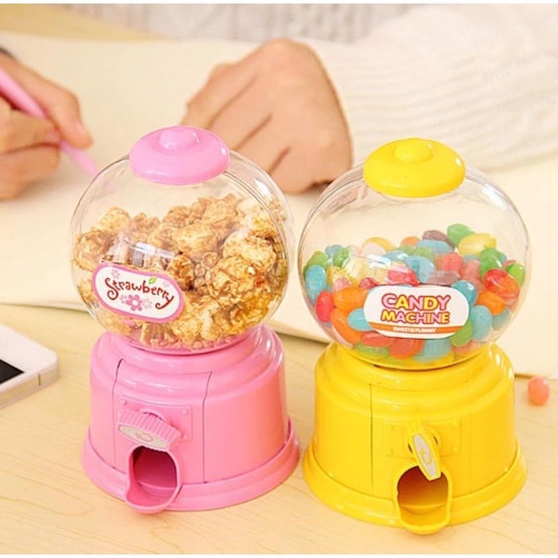 MOMBABY1 Kado mainan anak Candy Machine bulat / Mainan mesin permen anak