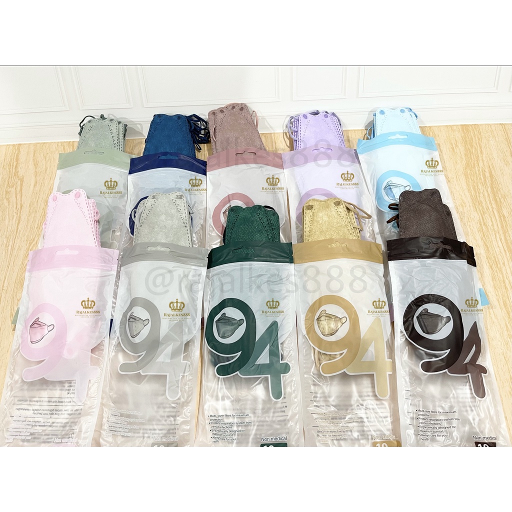 MASKER KF94 / MASKER EVO/ MASKER CONVEX MASKER KF 94 MASKER KOREA 4PLY ISI 10pc - WARNA