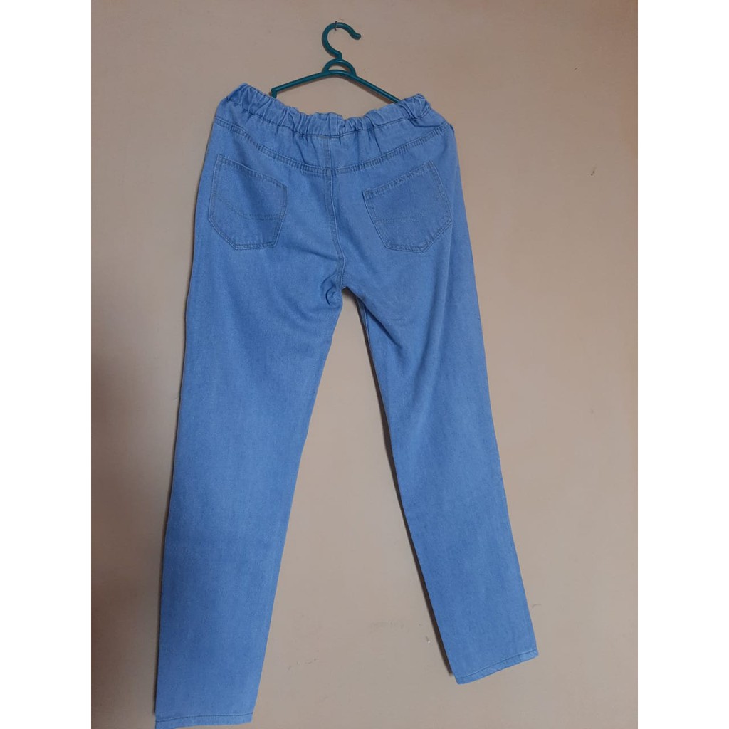 celana ripped jeans wanita second original