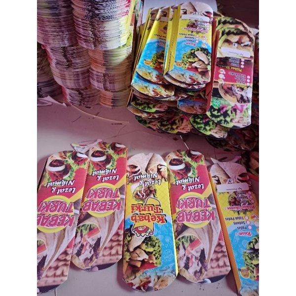 

kertas kebab,buat bungkus kebab, gambar cerah dan bagus,1pck isi100