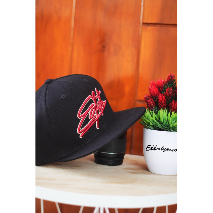 Topi Snapback/HIP HOP Premium Original Clothing EDSTN Unisex COD Full Black 006