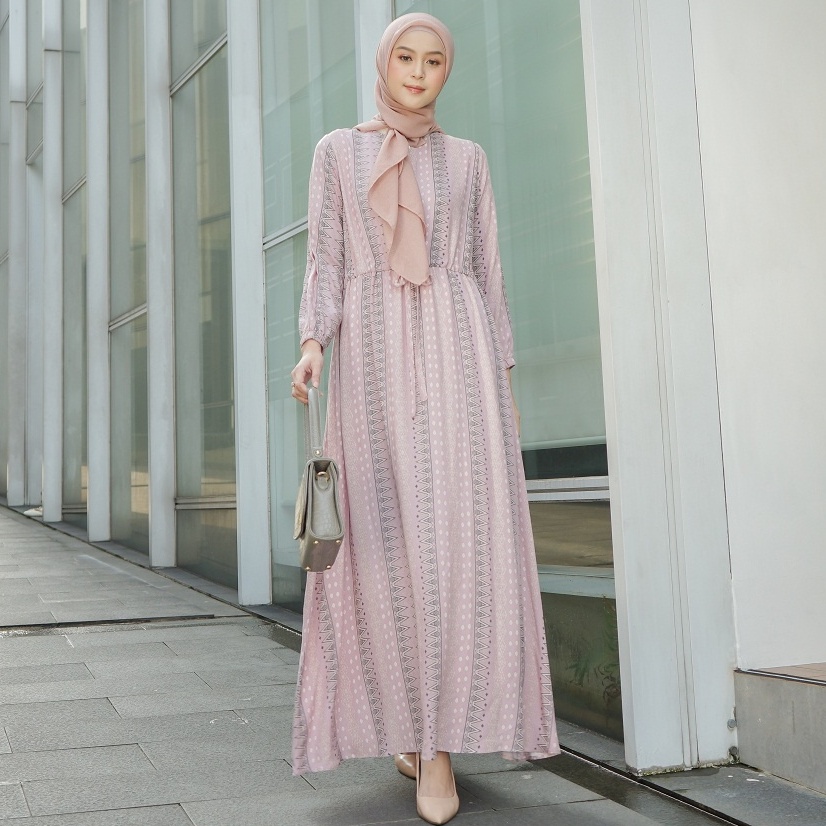 Le Khari Zara Dress homedaily Gamis Busui Size S - XL-Zara Fuchia