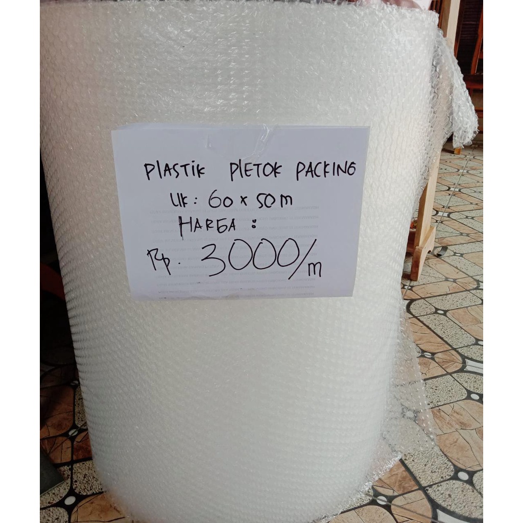 

BUBBLE WRAP PACKING RANSPARAN MURAH TEBAL