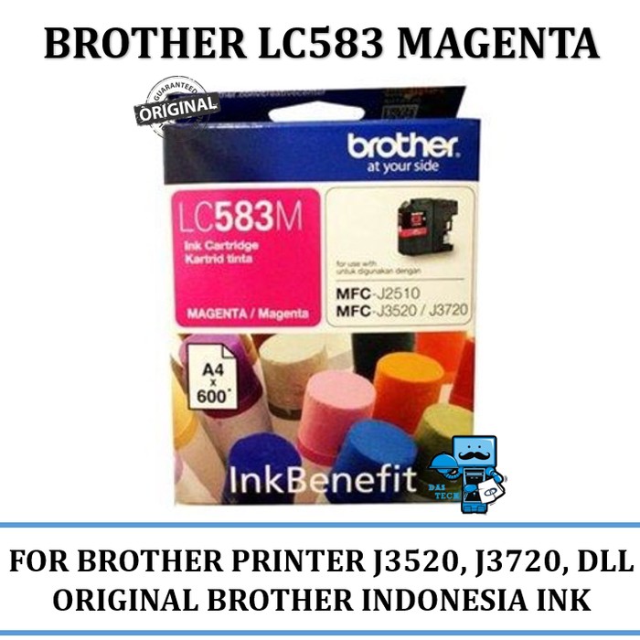 Tinta Brother LC-583 Ink Tinta Original Brother (Magenta)