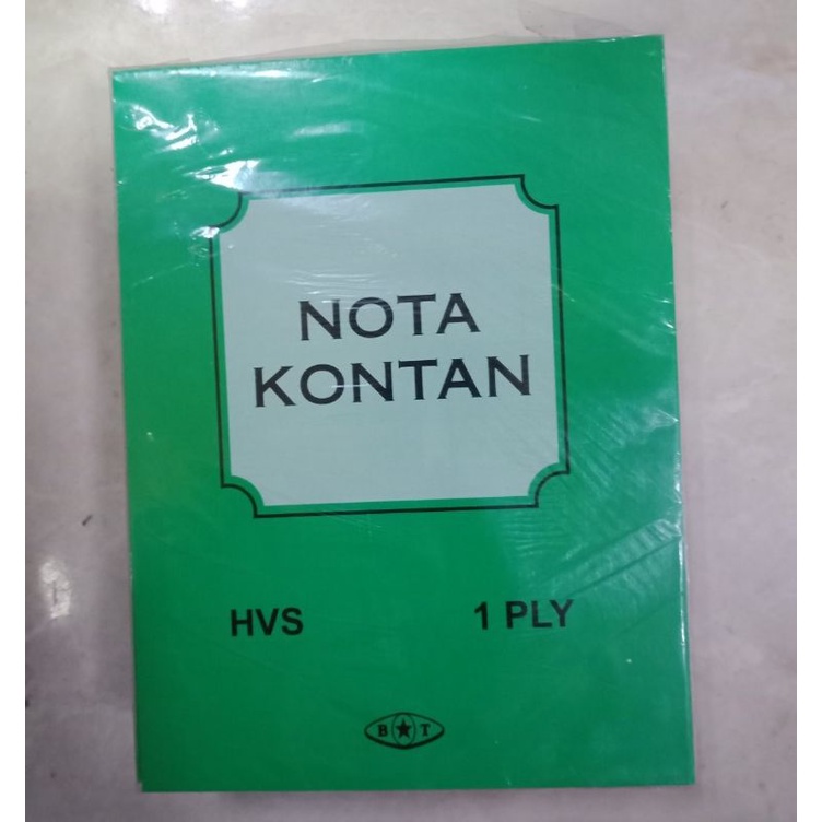 

Nota kontan Besar BOT 1 Play (1 pcs) 45 lembar 16,5*21cm