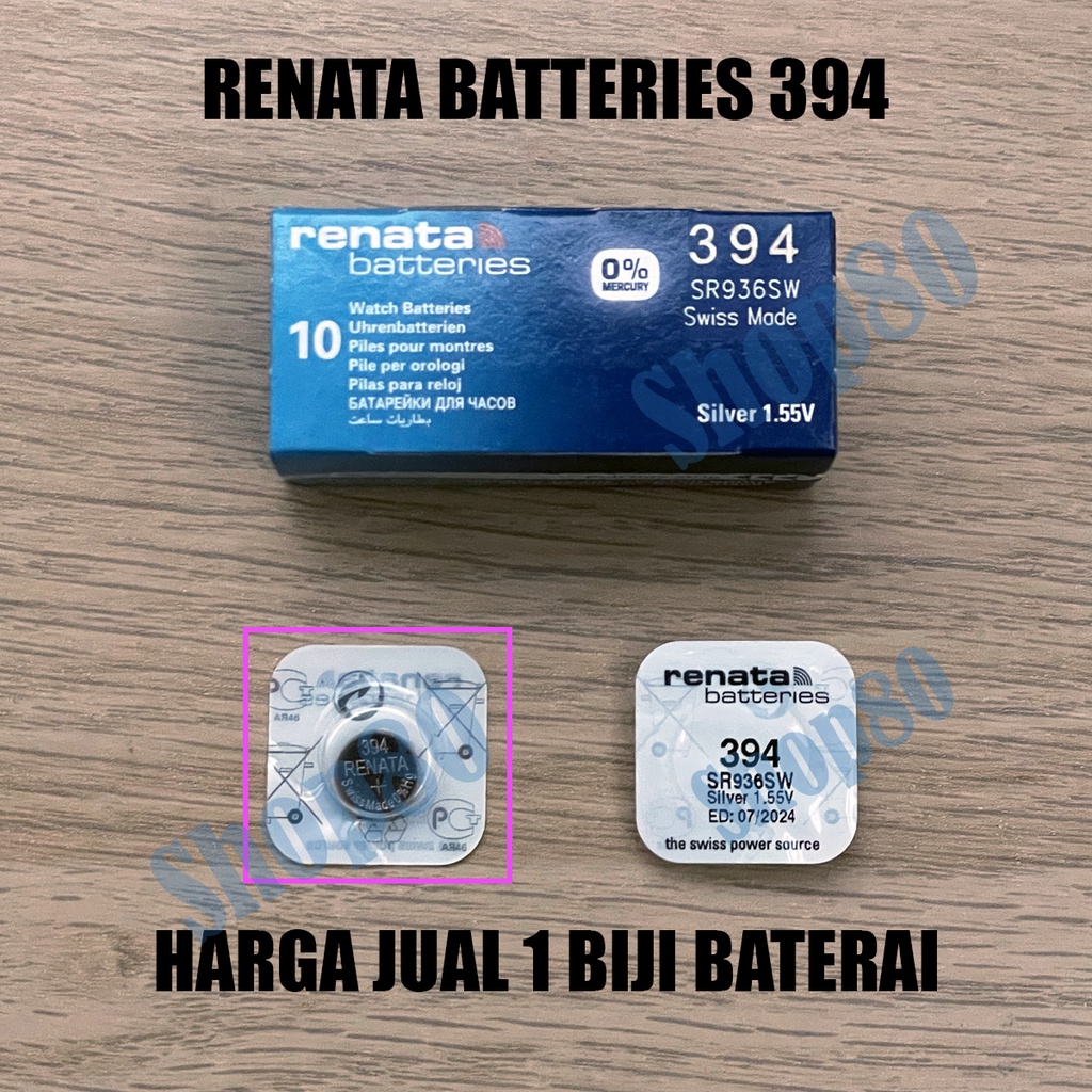 Renata Ori 394 SR936SW Baterai Jam Battery Batre Asli Original SR936 SW SR 936