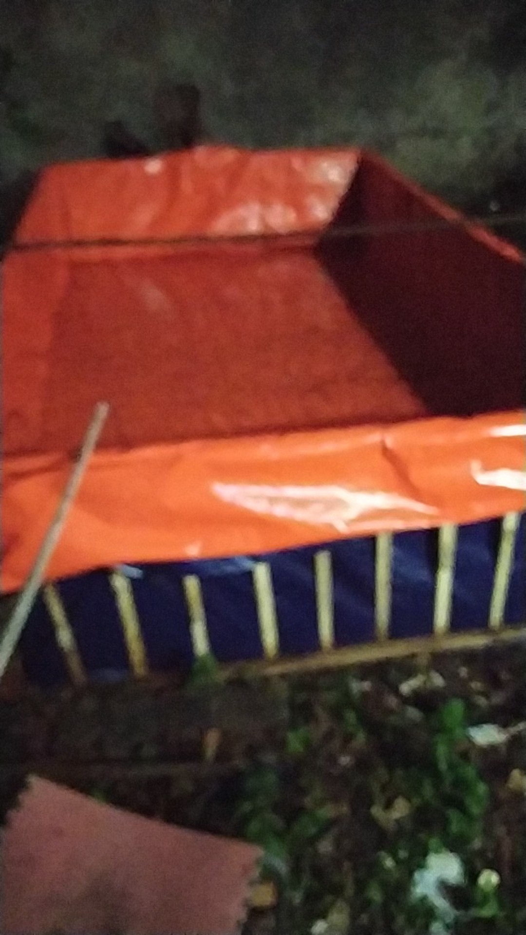 Terpal Jadi A5 Biru Orange Korea Sagitarius ( Ukuran Bebas / M2 )
