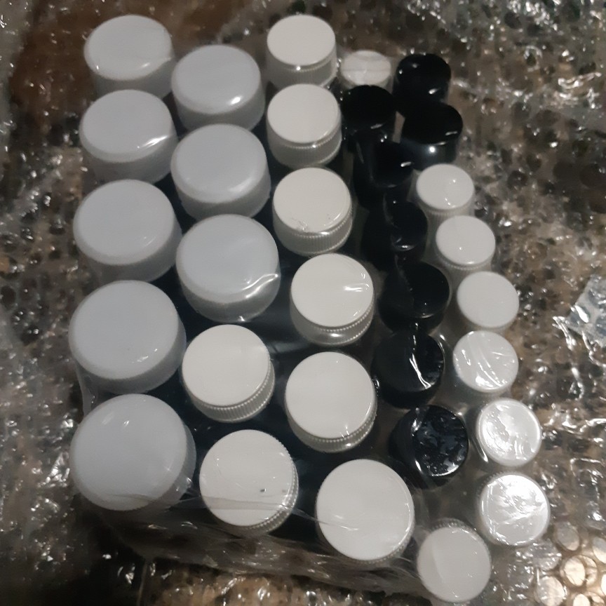 Botol Kaca 5ml Bening Tutup Ulir Plastik