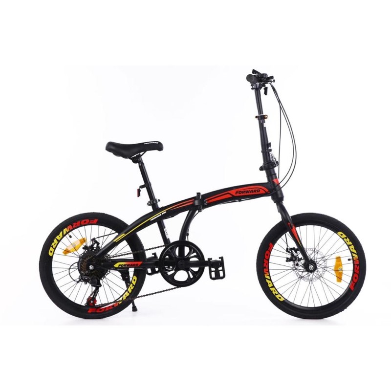 Sepeda Lipat Forward City 20 inch 7 Speed SNI termurah kredit COd Cicilan gojek murah folding bike-2