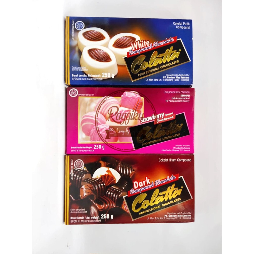 

Colatta Compound Chocolate / Coklat Batang 250gr