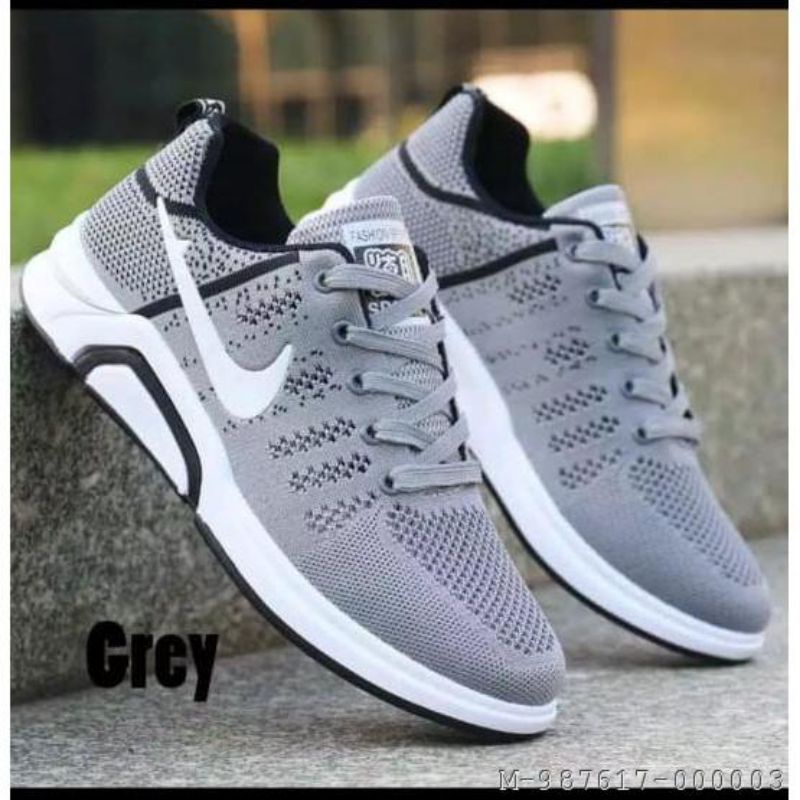 SEPATU SNEAKERS PRIA NIKE ZOOM 8 MESH VSRU-033SIZE: 39, 40, 41, 42, 43WARNAY: ABU, NAVY, HITAM