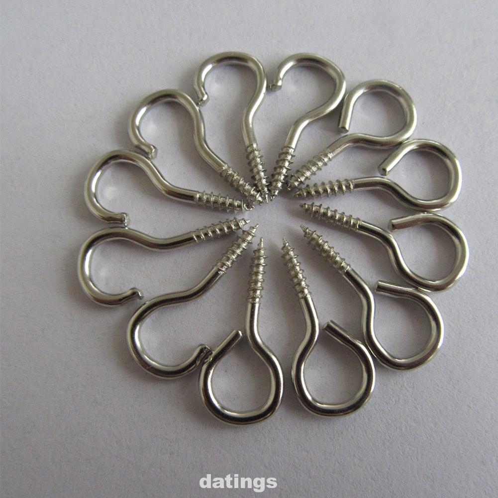 Curtain Wire 3 Meter Hanging Kit With Sheep Eye Hooks For Net Rods