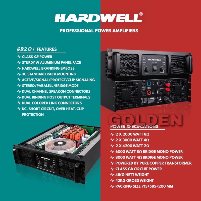 Power Hardwell GB2.0+ Original Amplifier Hardwell GB 2.0 + Class GB