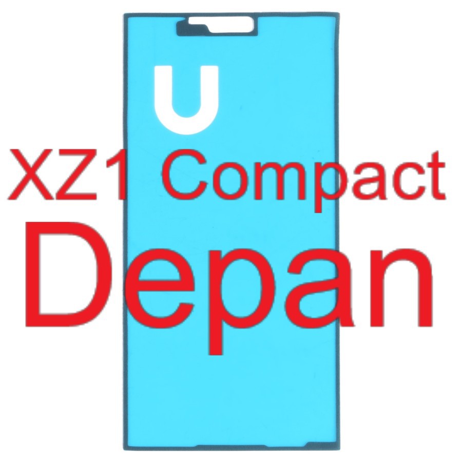 X61_ Original Adhesive Lcd - Adhesive Depan - Lem Perekat - Sony Xperia Xz1 Compact / Xz1