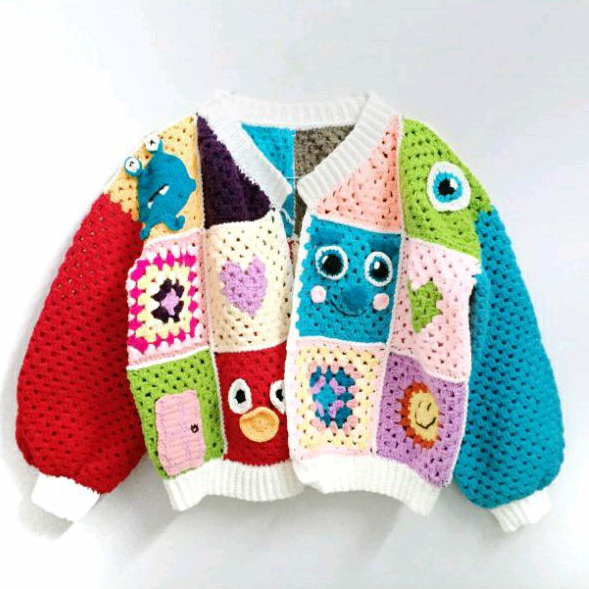 cute crochet cardigan—cardigan rajut