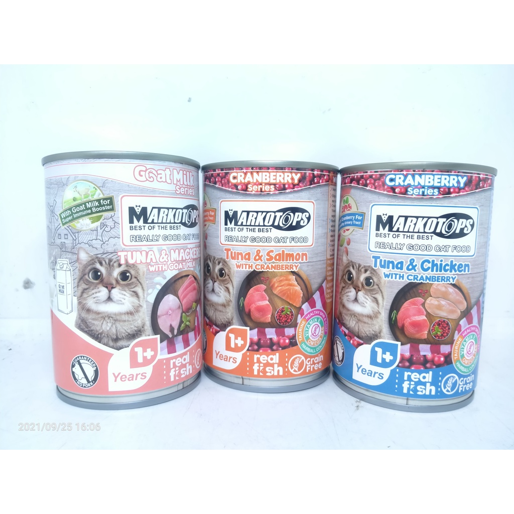 MARKOTOPS CAN CAT FOOD Makanan Basah Kaleng Kucing Markotop 400 Gram