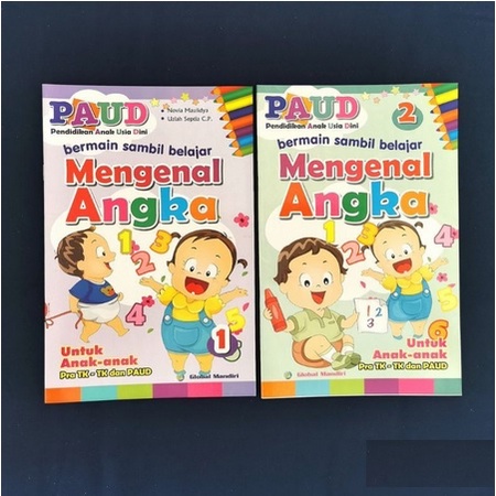 Buku TK Bermain sambil Belajar Mengenal Angka & Huruf