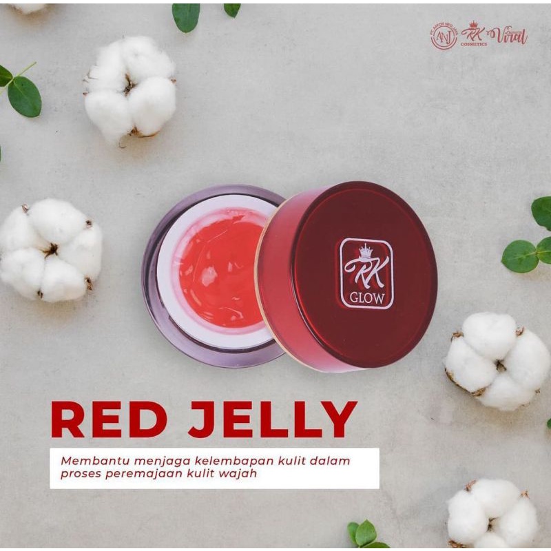 RED JELLY RK / RK GLOW PREMIUM / ORIGINAL 100% / RED JELLY RK MENENCERAHKAN DAN MENGGLOWINGKAN