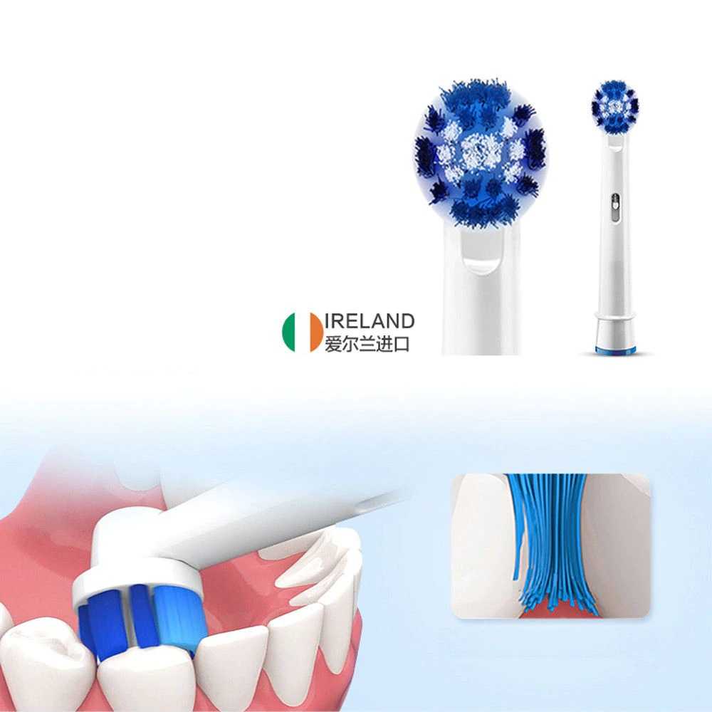 SEAGO Kepala Pengganti Sikat Gigi 4 PCS for Oral-B D12 D16 D100 -EB50A ( Al-Yusi )