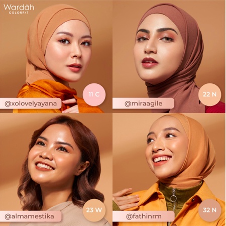 Wardah Colorfit Perfect Glow Cushion SPF 33 PA++ 15gr |  Bedak