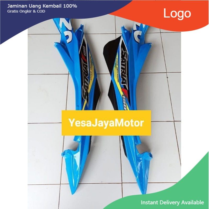 Body Belakang Satria Fu Facelift 2014 Warna Biru