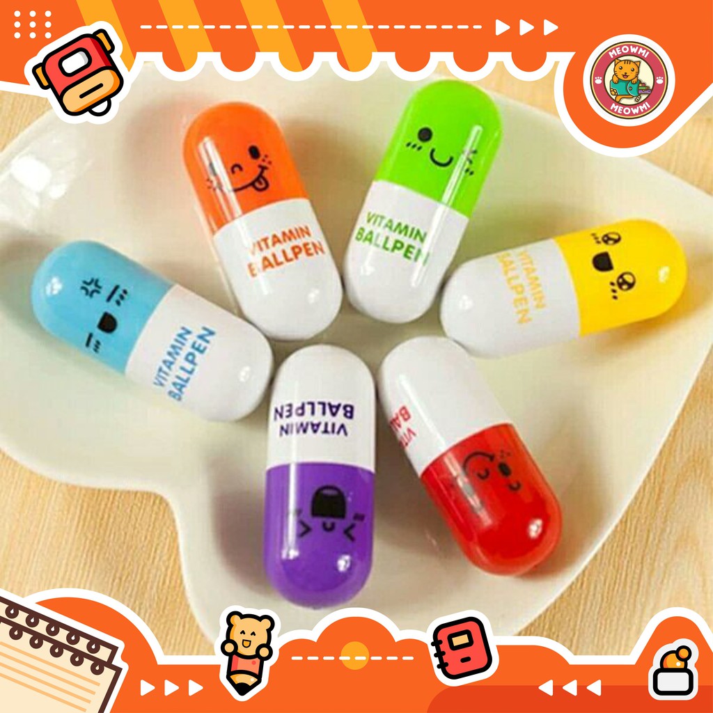 

Pulpen Kapsul Vitamin Obat Telescopic Unik PN0040