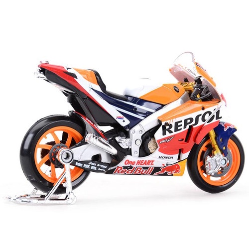 Miniatur Motor MotoGP Repsol Honda Team Marc Marquez 93 Rc213V 2018 Maisto 1 : 18