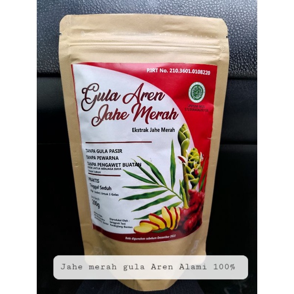 

JAHE MERAH GULA AREN 200 gram