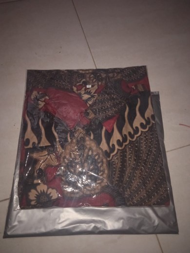 Baju Batik Pria Slimfit Big Size M L Xl Xxl Atasan Kemeja Batik Lengan Panjang