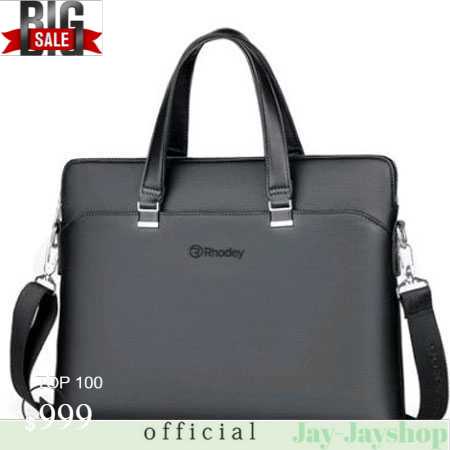 Rhodey Tas Selempang Laptop Pria Premium Kulit Leather Bag - HA-036