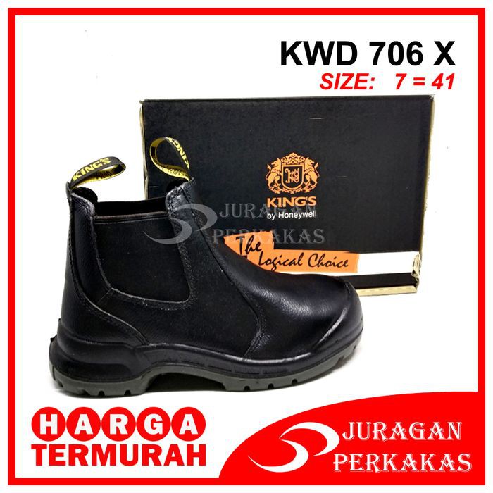 KING'S KWD 706 X Size 7 Sepatu Kerja Safety ASLI KINGS