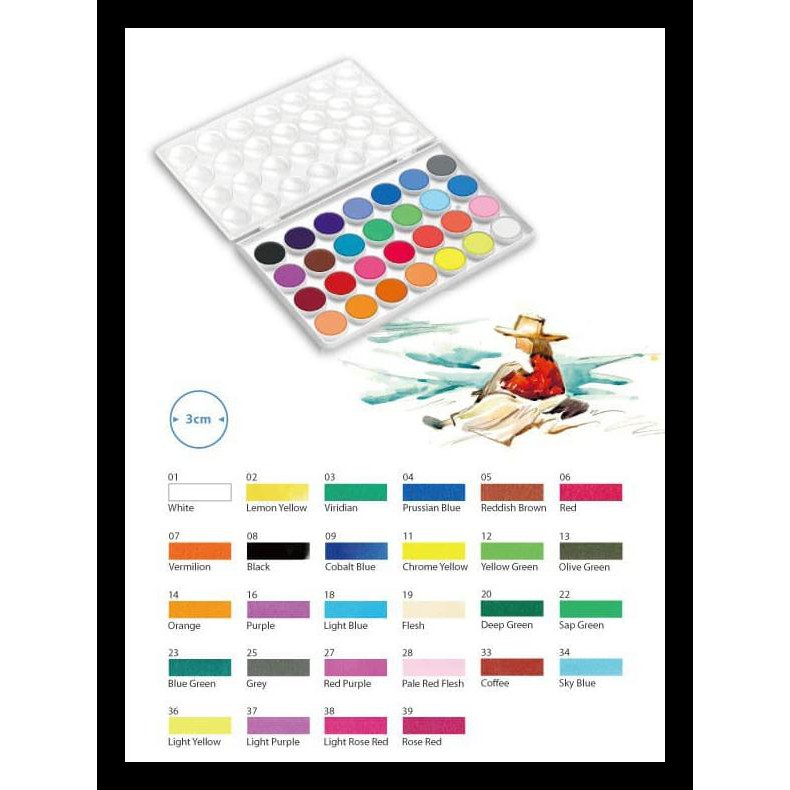 

UPDATE SIMBALION WATERCOLOR CAKES 36C PERALATAN MELUKIS TERMURAH DAN TERBARU