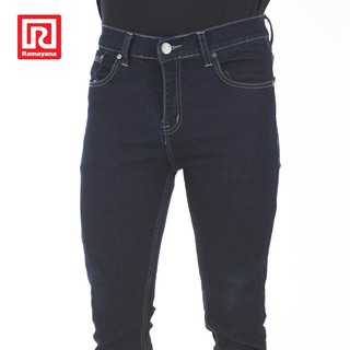  Ramayana  A X House Celana  Jeans  Panjang Slim Fit Pria  Dark 