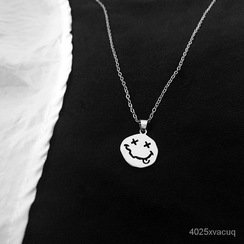 ( COD) Kalung Pria Hip Hop unisex Trasher 88 rising billie pria silver necklace chain