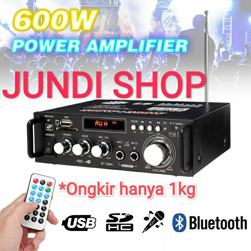 Jual Taffware Power Sound Amplifier BT-298A 600W Ampli Bluetooth EQ ...