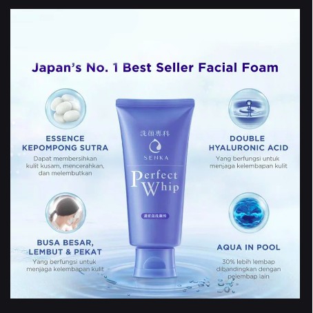 SENKA PERFECT WHIP 120 GR CLEANSING FOAM (SHISEIDO)