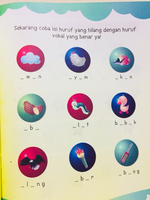 Buku Anak TK-Membaca Menulis Berhitung Mewarnai-Chyntia Monica