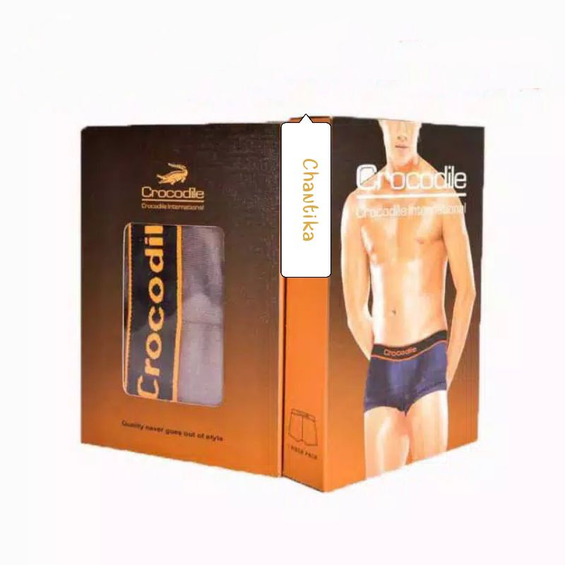 Crocodile Cd Pria Katun Boxer 511-004 Sekotak isi 1 pcs