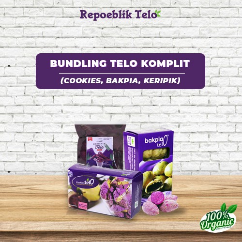 

Repoeblik Telo - Bundling telo Komplit - cookies+bakpia+kripik telo