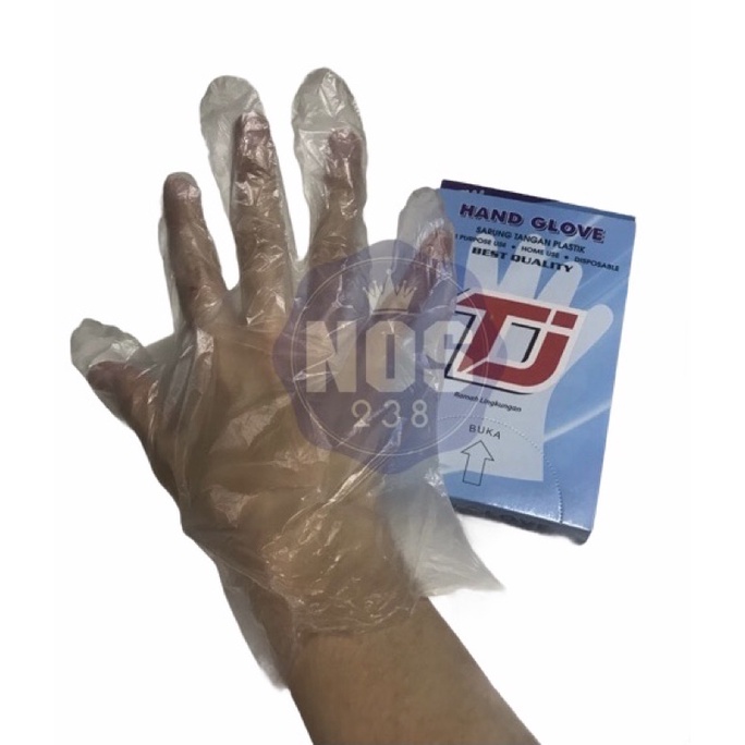 Sarung Tangan Plastik Hand Glove 100lembar