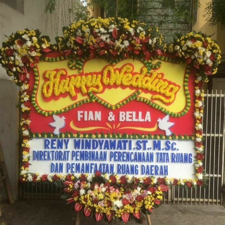 

Bunga Papan Turut & Wedding 03 Grosir Bunga Segar